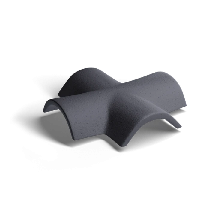 Х-образная черепица Classic Графит Kriastak